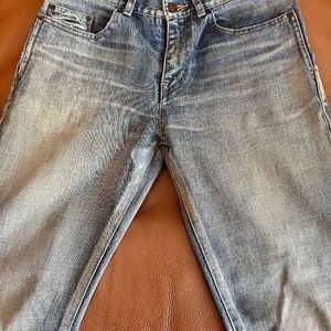 YSL Santa Monica blue slim denim